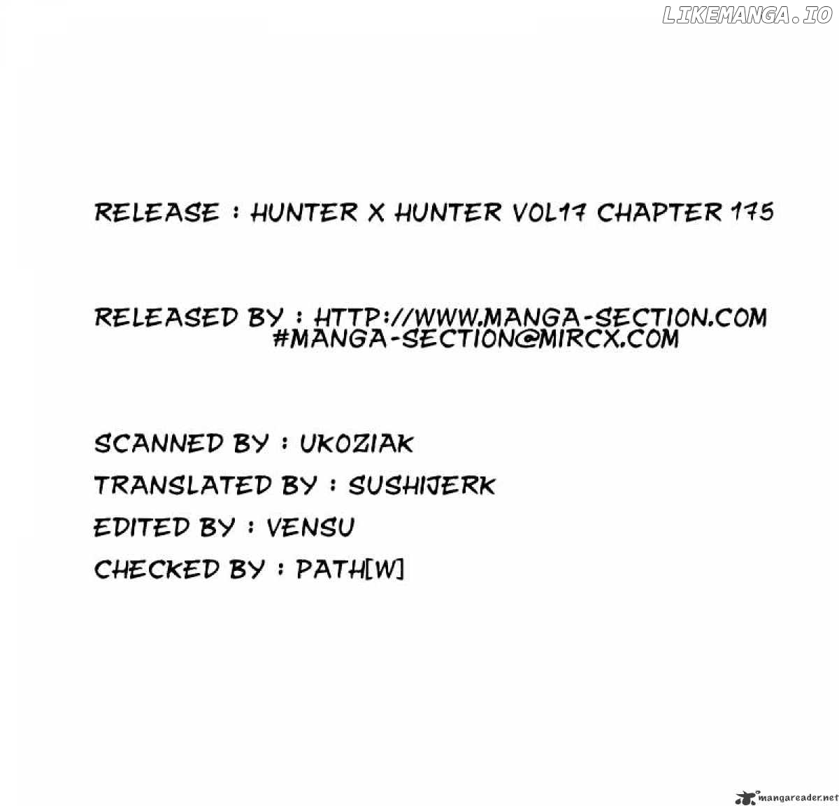 Hunter x Hunter, Chapter 175 image 16